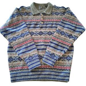 100% Wool Vintage Sweater The Original Graphite Jeanswear Hong Kong SEE MEASUREM